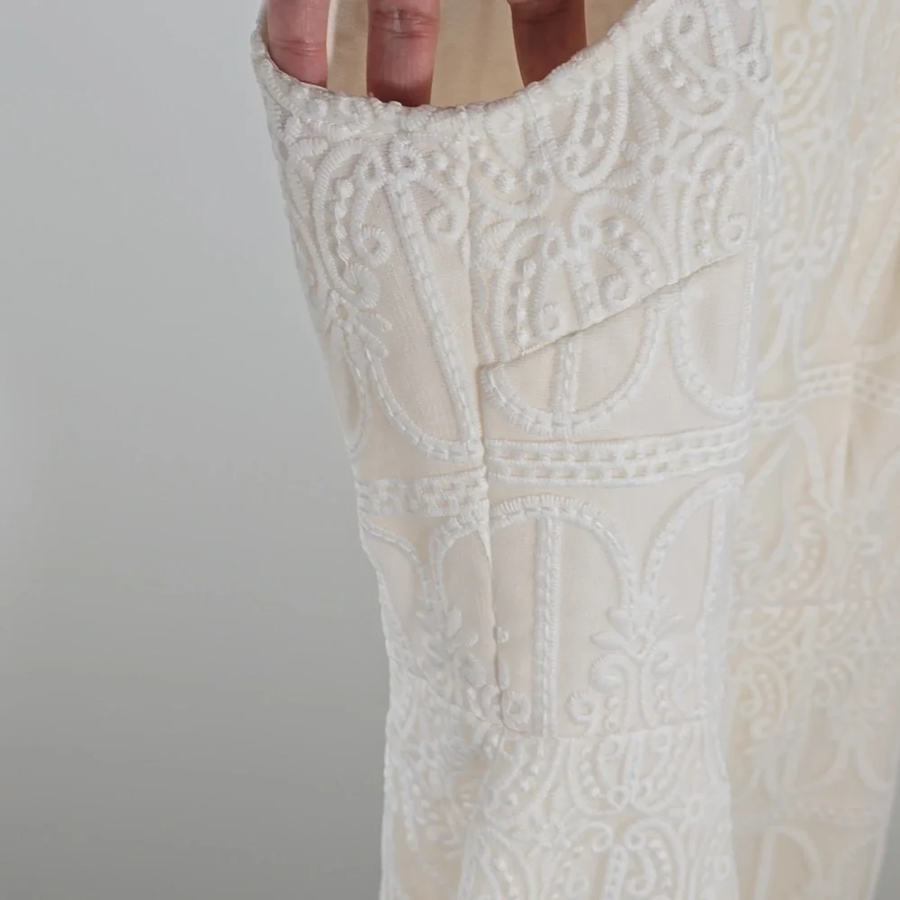 {Katherine Kelly} NWT Drea Off White Lace Dress - Size 2 - Picture 6 of 15